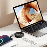 Magnetic storage data cable