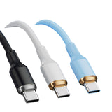 Silicone gold edged data cable