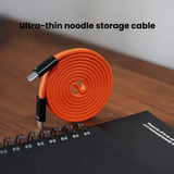 Ultra thin card magnetic storage data cable