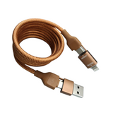 Xingyu Orange Four in One Magnetic Absorption Nano Data Cable