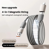 Four in one magnetic absorption nano data cable