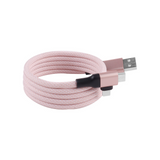 Dual input and dual output 90 degree magnetic data cable