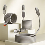 Four in one magnetic absorption nano data cable