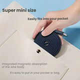 Ultra thin card magnetic storage data cable