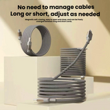 Four in one magnetic absorption nano data cable