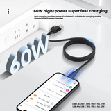 Dual input and dual output 90 degree magnetic data cable