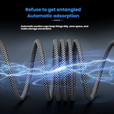 Magnetic storage data cable