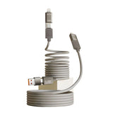 Four in one magnetic absorption nano data cable