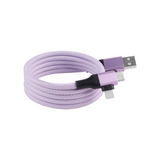 Dual input and dual output 90 degree magnetic data cable